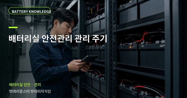 배터리실 안전관리 관리 주기: 기록과 유지관리 기준 대표 썸네일