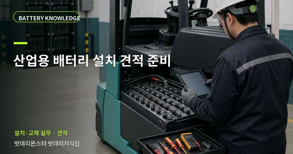 산업용 배터리 설치 견적 준비: 상담 전에 준비할 정보 대표 썸네일
