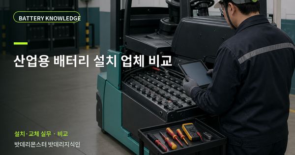 산업용 배터리 설치 업체 비교: 선택 전에 확인할 비교 기준 대표 썸네일