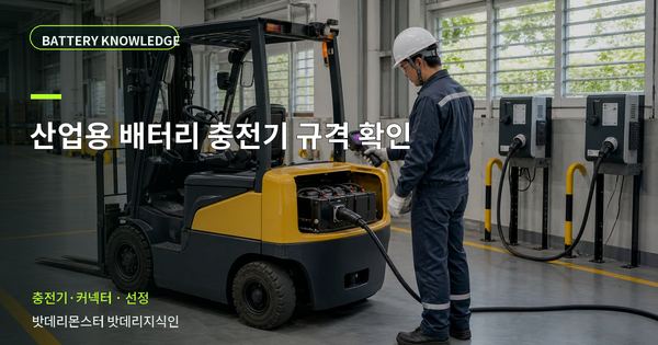 산업용 배터리 충전기 규격 확인: 규격과 운용 조건을 맞추는 방법 대표 썸네일