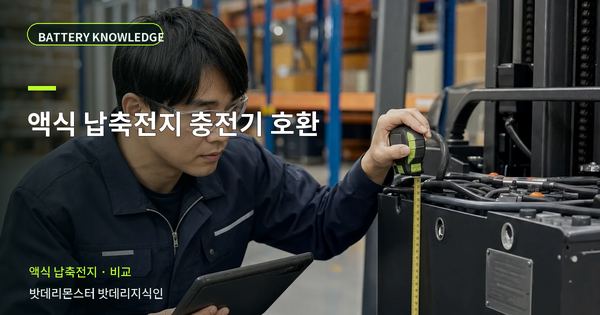 액식 납축전지 충전기 호환: 선택 전에 확인할 비교 기준 대표 썸네일