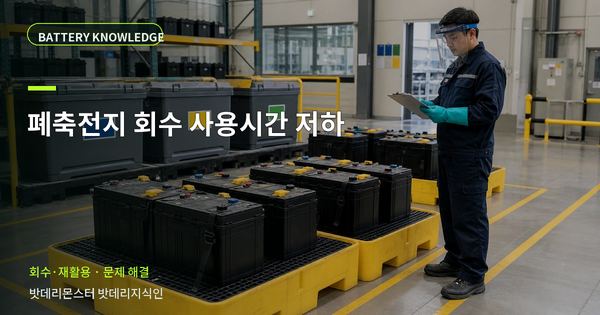 폐축전지 회수 사용시간 저하: 증상과 원인을 나누는 점검법 대표 썸네일