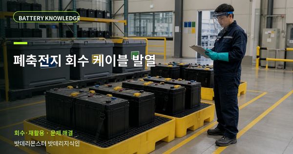 폐축전지 회수 케이블 발열: 증상과 원인을 나누는 점검법 대표 썸네일