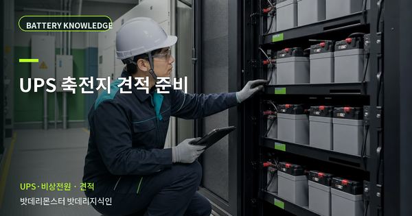 UPS 축전지 견적 준비: 상담 전에 준비할 정보 대표 썸네일