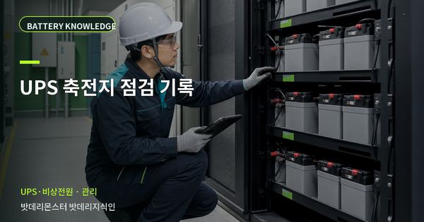 UPS 축전지 점검 기록: 기록과 유지관리 기준 대표 썸네일