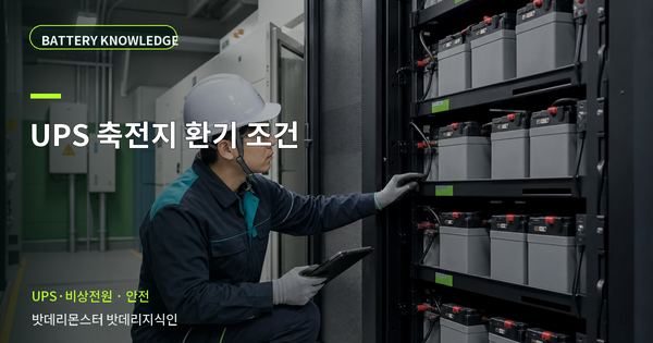 UPS 축전지 환기 조건: 위험을 줄이는 확인 순서 대표 썸네일