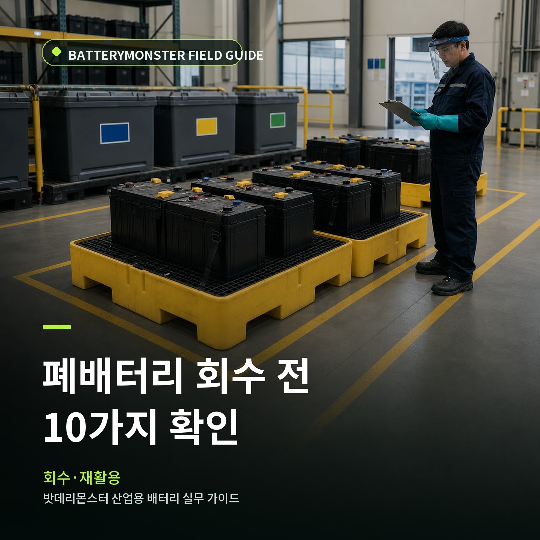 폐배터리 회수 전 담당자가 확인할 사항 10가지 대표 썸네일